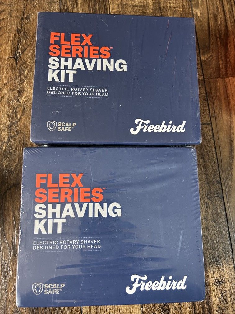 Freebird FlexSeries Electric Head & Body Hair Shaver - Mens Cordless Rechargeable Wet/Dry Skull Bald Head Back & Groin Waterproof Razor with Rotary Bl