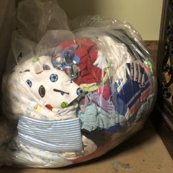 Bag of baby essentials 