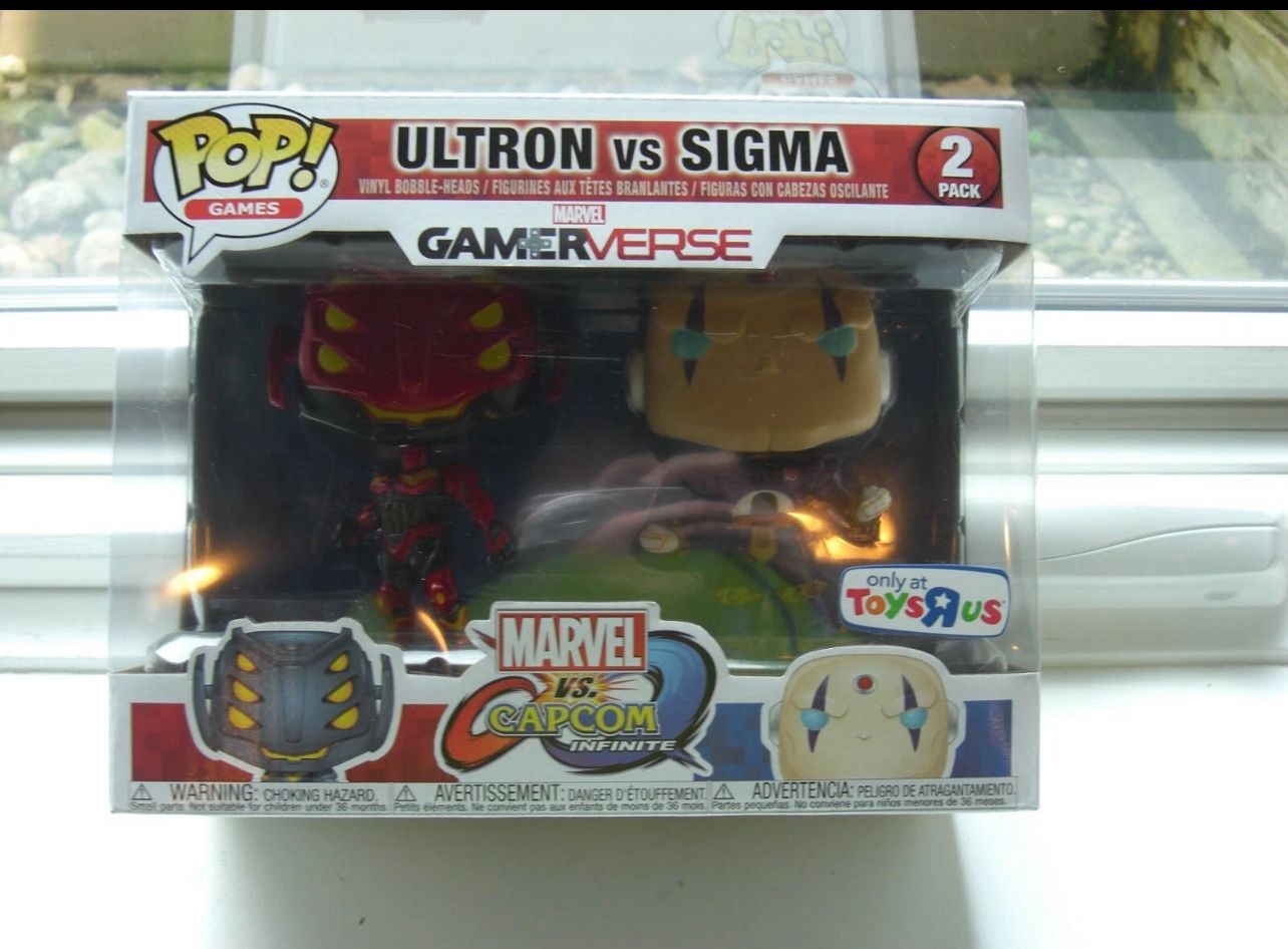 POP! Games Ultron VS Sigma GamerVerse Marvel VS Capcom Vinyl Bobble-Heads 2 Pack
