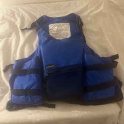 Stohlquist Life jacket Kayak Paddle Vest Blue Size Adult Large L