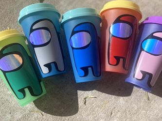 Among Us Hot Color Changing Cups