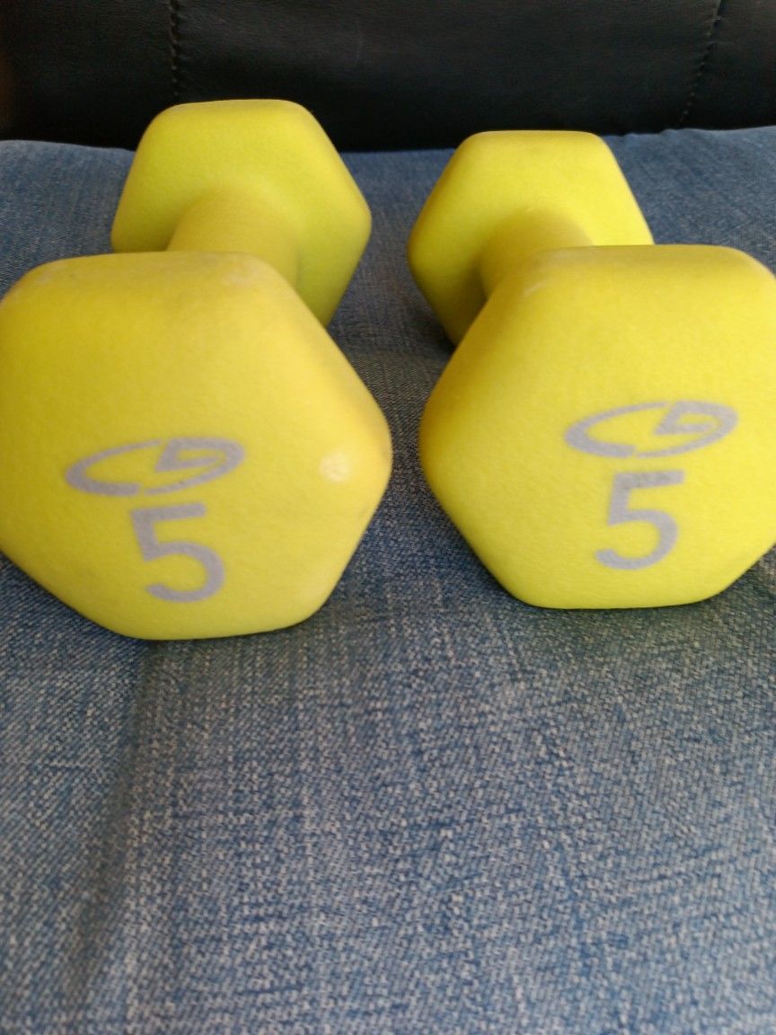 Weight Lifting 5 Lb Each
