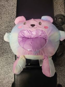 Animal Adventure Tie-Dye Bear Plush - Heart Window
