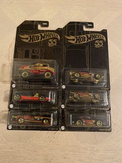 Hot Wheels 55th Anniversary Cars With Chase Full Set 