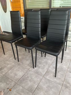 Black kitchen chairs