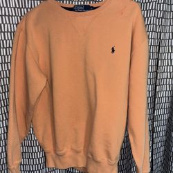 Vintage Polo Ralph Lauren Orange Crewneck Sweatshirt (Size S)