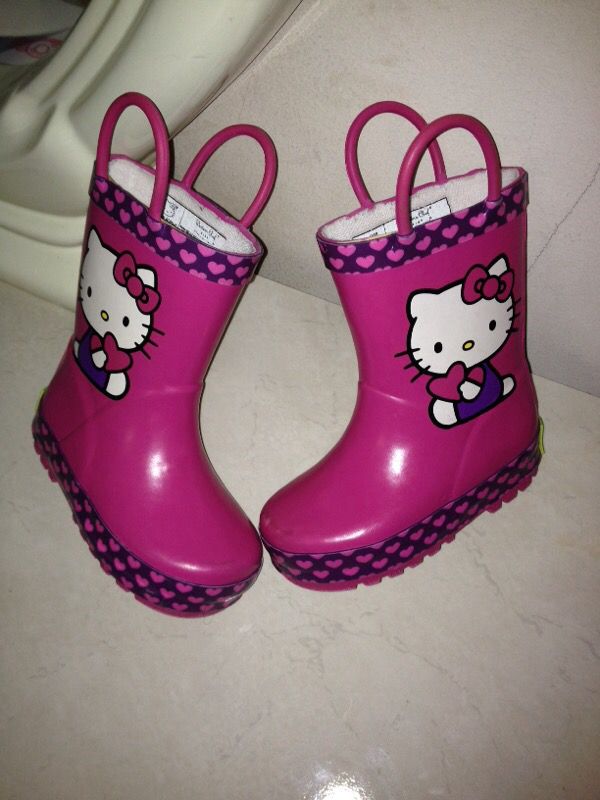 Hello Kitty Rain boots .