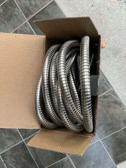 50’ steel garden hose - new