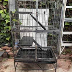 multi-level small animal cage