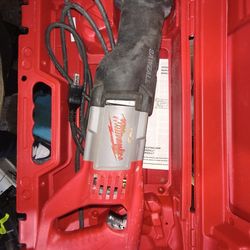 corded Milwaukee Sawzall reciprocating saw