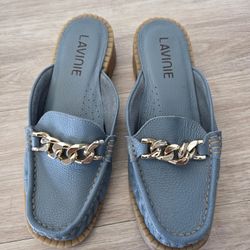 Light Blue Loafers