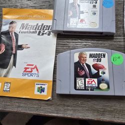Madden Football 64 and Madden NFL 99 for Nintendo 64