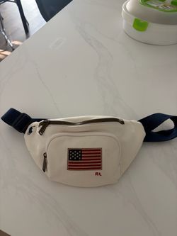 Polo Ralph Lauren Canvas Waist Band - Estate Cream - Fanny Pack
