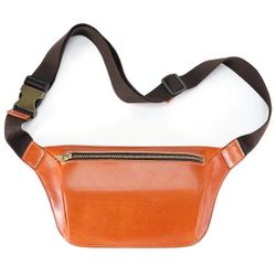 QUQUITO Fashion Chest Bags Crossbody Genuine Leather Fanny Pack Waist Bag Sport Shoulder Chest Bag.