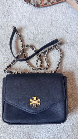 Tory Burch Black Saffiano Leather Crossbody Bag