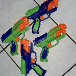 Nerf Dart Zone Guns 