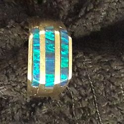 Black Opal Men's Ring