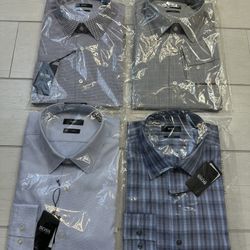 Hugo Boss Men’s Dress Shirts Slim Fit 16.5 32/33 (large selection $75 Ea.)