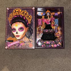 BARBIE Dia De Los Muertos 2021 MATTEL Doll Figure Day Of The Dead Nonmint box