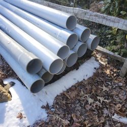 10 foot long Schedule 40 6” PVC Conduit. 