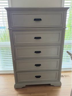 Light grey dresser