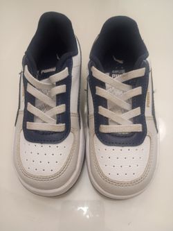 Puma Kids Low-Top Sneakers White Navy