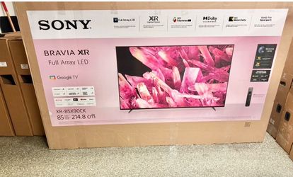 85 tv Sony free deliver $55 down on Financing free delivery six month warranty 120 Hz full array LED TV