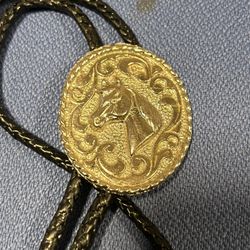 Western Bolo Tie Horse 