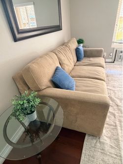 Beige couch