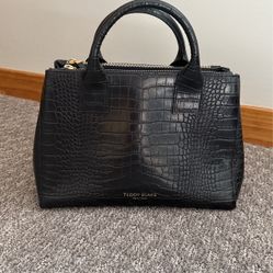 Teddy Blake Crocodile Handbag Made In Italy