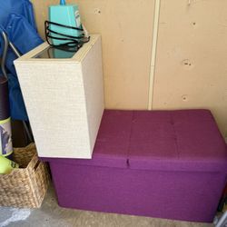 Ottoman Storage (FREE AIR BALLOON MACHINE) **Moving Sale**