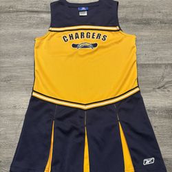 San Diego LA Chargers Cheerleader Girls Size XL Vintage Reebok #1861