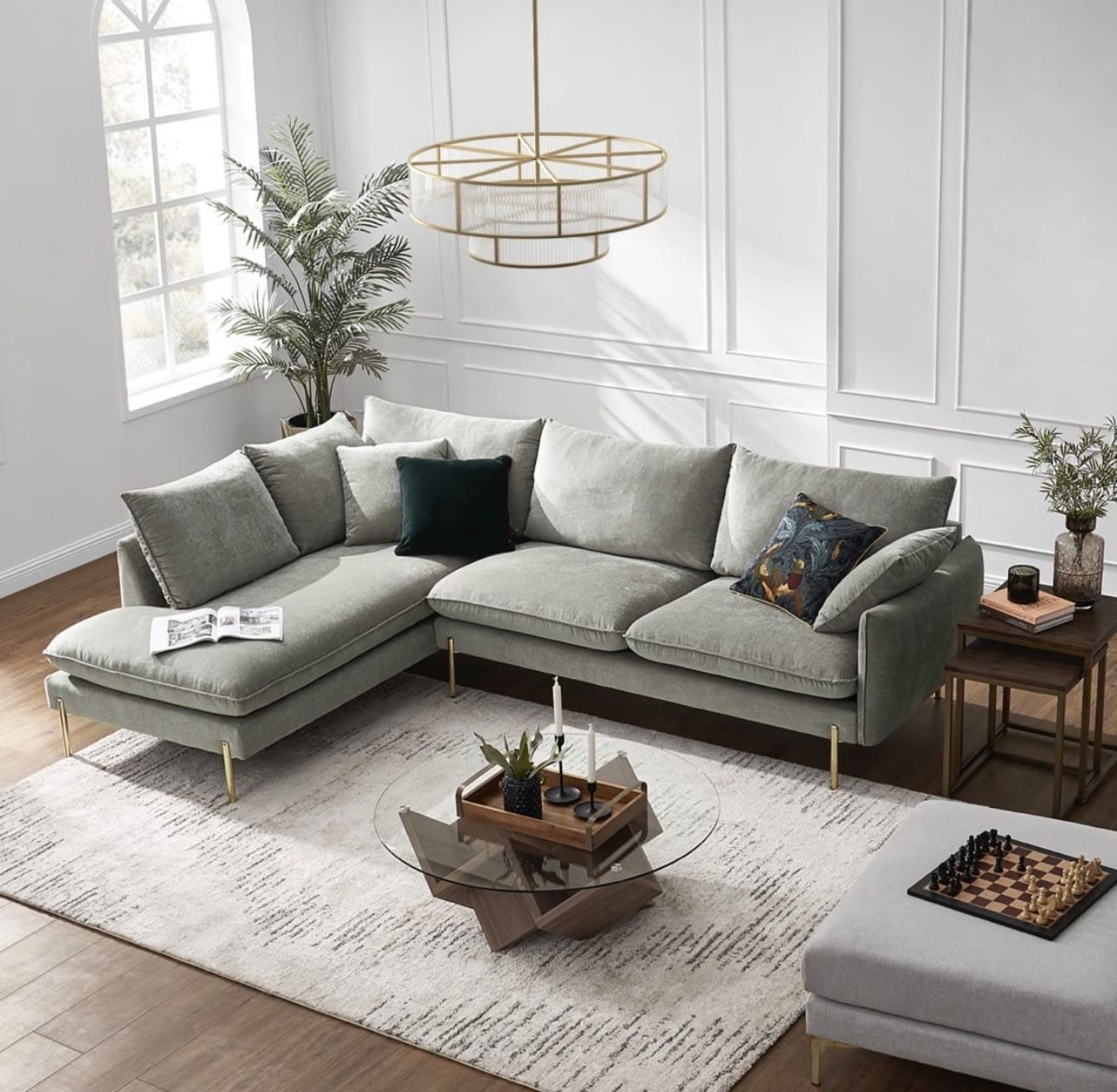 Grey Sectional Sofa