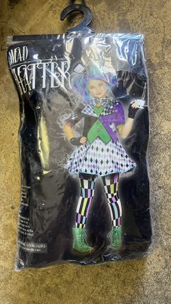 Girls mad hatter halloween costume