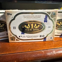 Topps 2026 tier one boxes