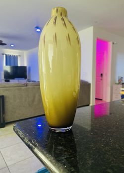 Dale Tiffany (China) vase 15 3/4 inches long