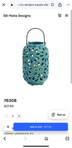 CERAMIC LANTERN Candle