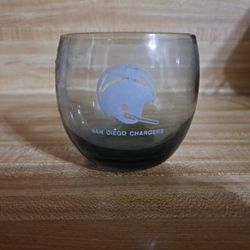 San Diego Chargers Rare Vintage Bar Glass Cup