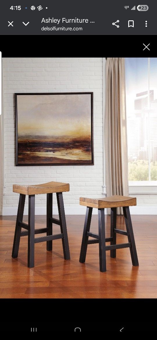 Ashley Signature Series Russet Bar Stool