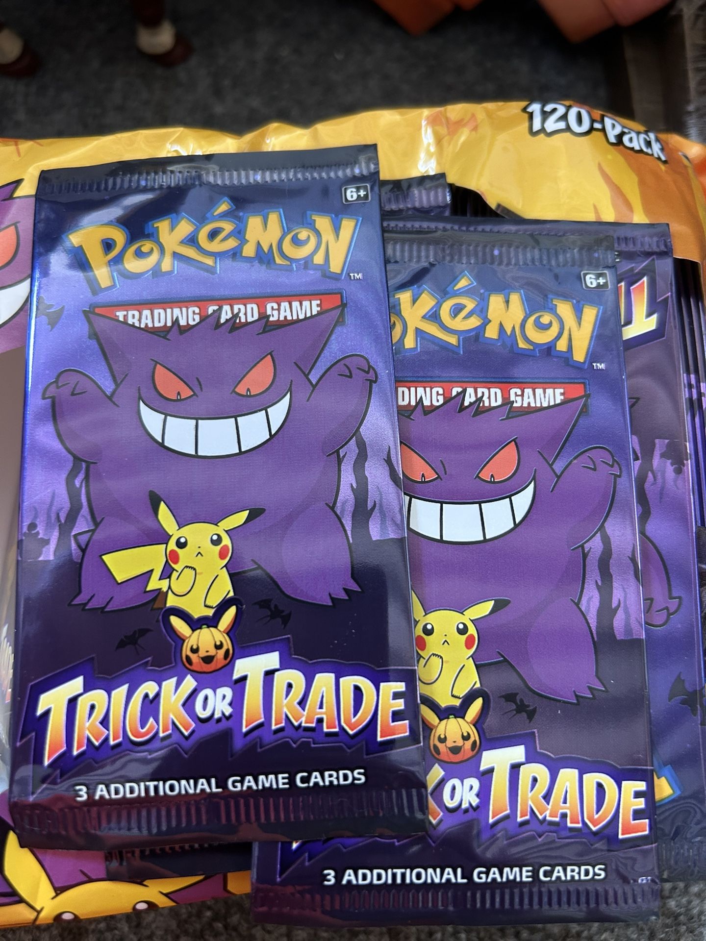 93 Packs Pokemon Trick Or Trade Booster Packs