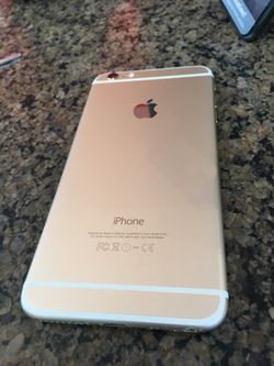 Iphone 6plus white and gold at&t