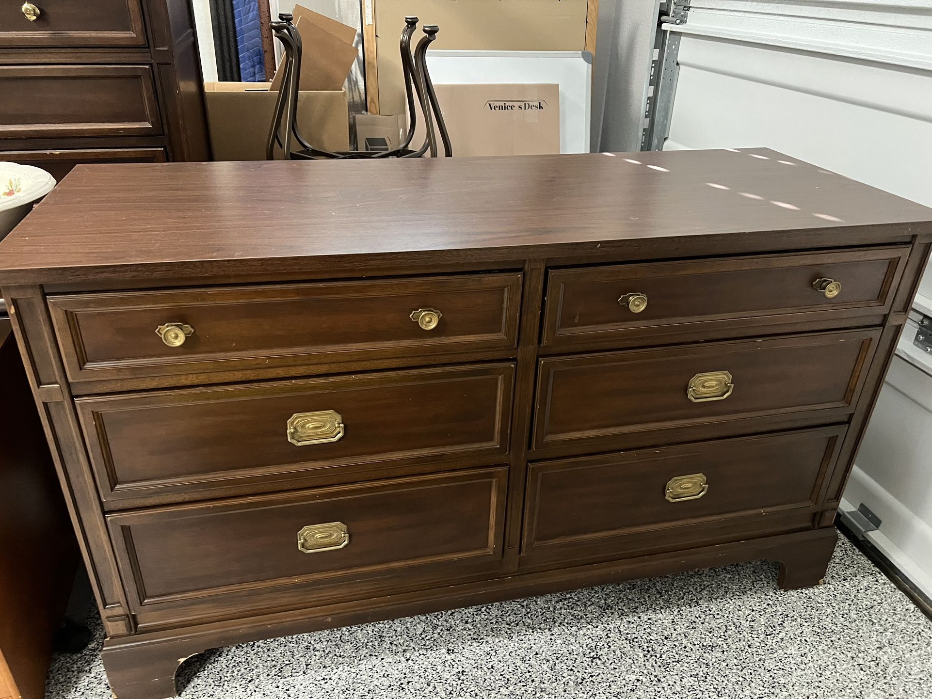 Must Sale Vintage Drexel Heritage Solid Wood 6 Drawers Dresser