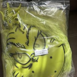 New Adult Grinch Costume Size Medium