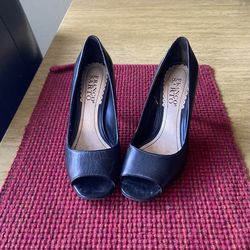 Size 6.5 Black Franco Sarto Heels