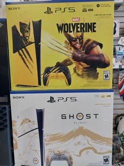 PS5 Digital And DISC limited Edition For Finance