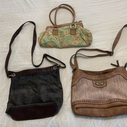 Purses,Relic,Liz Claiborn,BOC lot of 3 Handbags