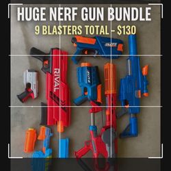 Bundle Of Nerf Guns