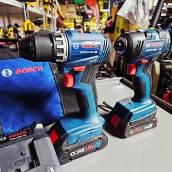 BOSCH 18V BRUHLESS CORDLESS COMBO SET NEW
