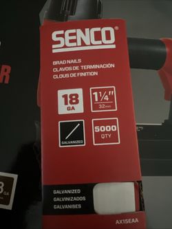 SENCO BRAD NAILS 18 GAUGE (5000)