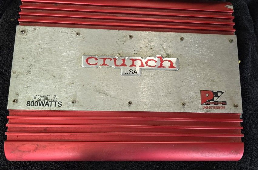 Crunch P.200.2 Car Audio Amplifier 800 Watts